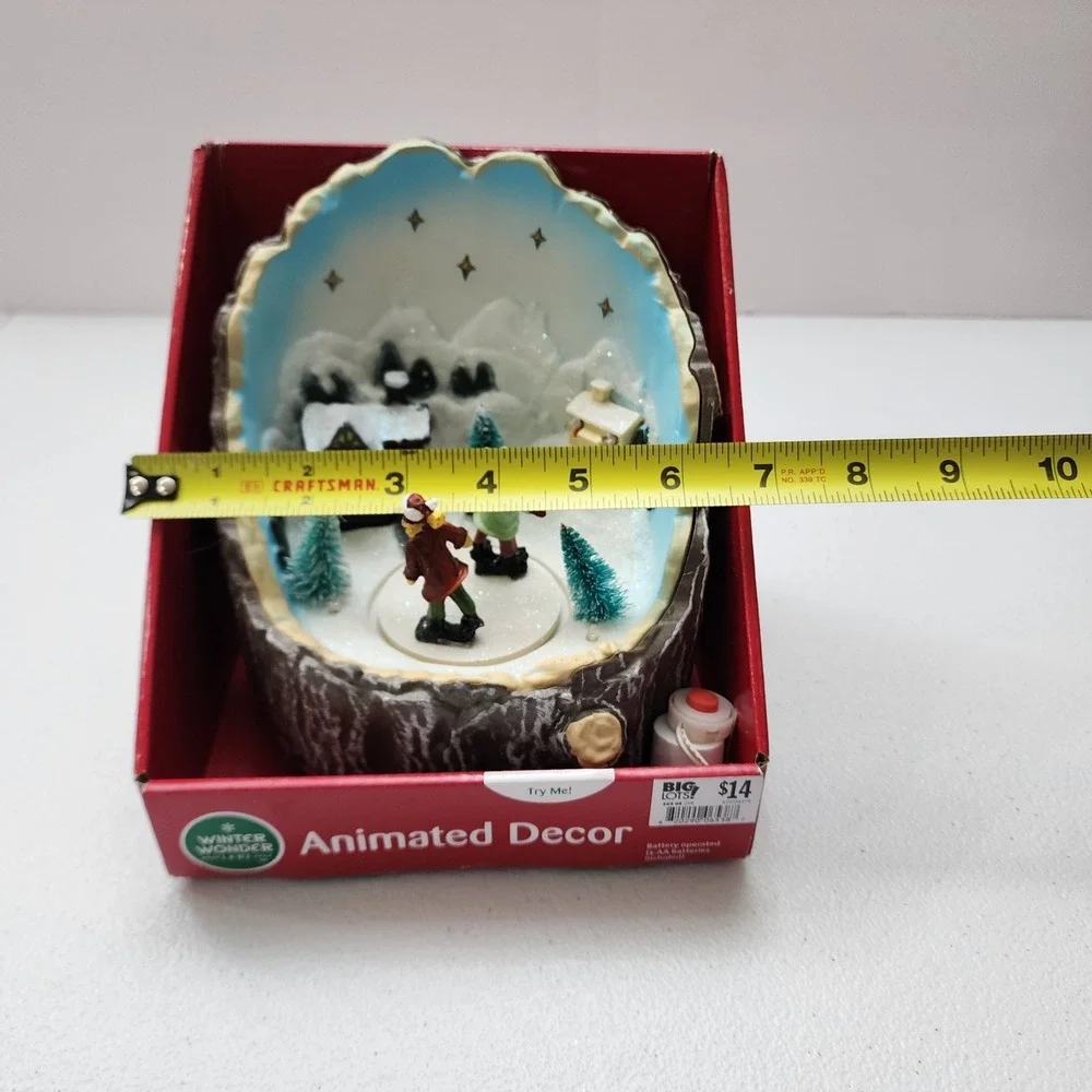 Winter Wonder Lane Animated Decor Still In Box